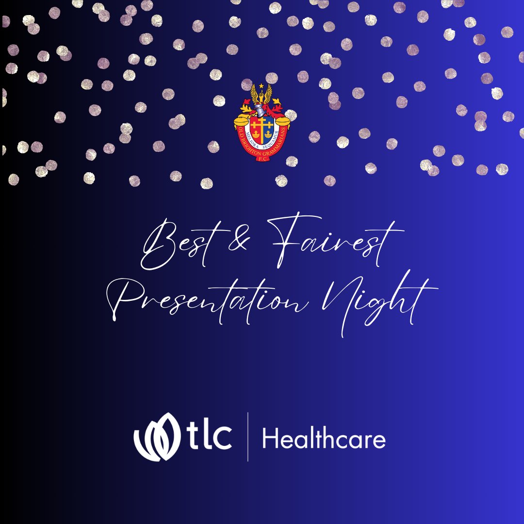 Best and Fairest Presentation Night poster